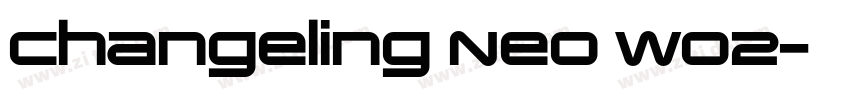 Changeling Neo W02字体转换